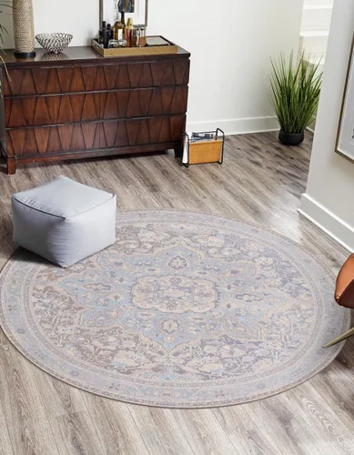 Vista 8 de Unique Loom Timeless Collection - Alfombra de área (2 pies x 3 pies 1 pulgada, ovalada, crema/marfil)