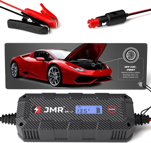 Vista 9 de Cargador de batería JMR para Lamborghini Aventador Huracan Gallardo Murcielago, cargador por goteo, acondicionador, mantenedor