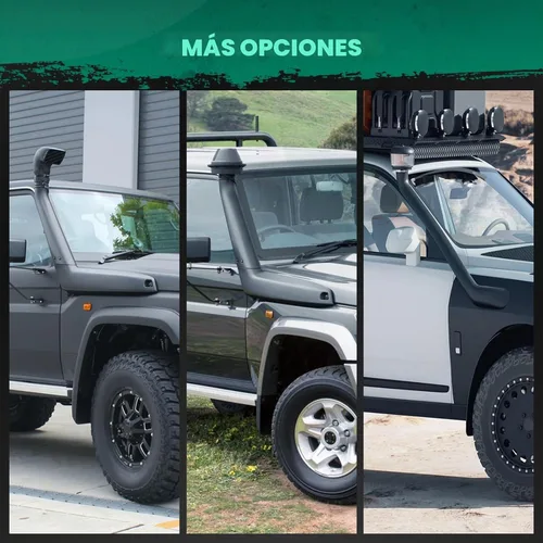 Vista 7 de SCITOO Kit de snorkel de repuesto compatible para Toyota Tacoma 2016-2021 con 3.5L V6 negro