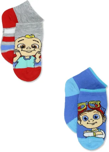Vista 7 de Cocomelon Paquete de 6 calcetines de cuarto para niños pequeños