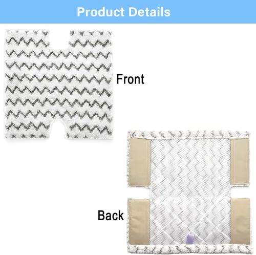Vista 3 de Almohadillas de repuesto para trapeador de vapor S3973D para Shark Lift-Away Pro & Genius Steam Pocket Mop S3973 S3973D S5003D S3973WM S5001 S5002Q
