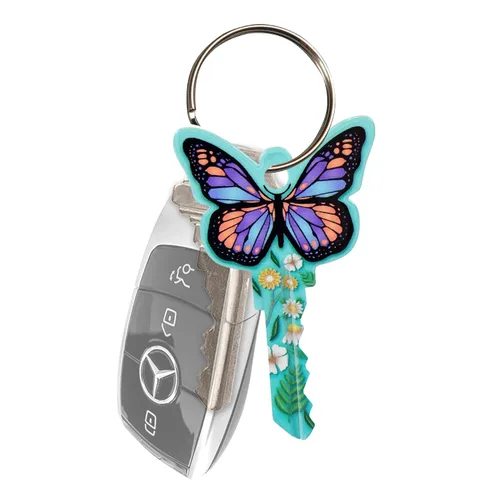 Vista 2 de Lucky Line Formas de llaves, mariposa, llave de casa en blanco, SC1, 1 llave (B147S) Schlage