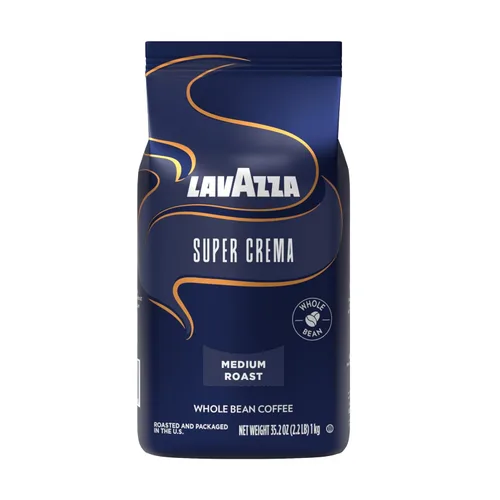 Vista 20 de Lavazza Granos de café tostados, aroma Crema E, 2.20 libras (paquete de 6)