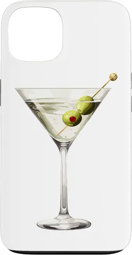 Vista 7 de Martini Glass Green Olive Bartender Vodka Gin Cocktail Drink Case para iPhone 17