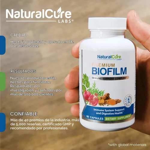 Vista 2 de NCL Premium Biofilm Complex Suplemento - 60 Cápsulas Veganas