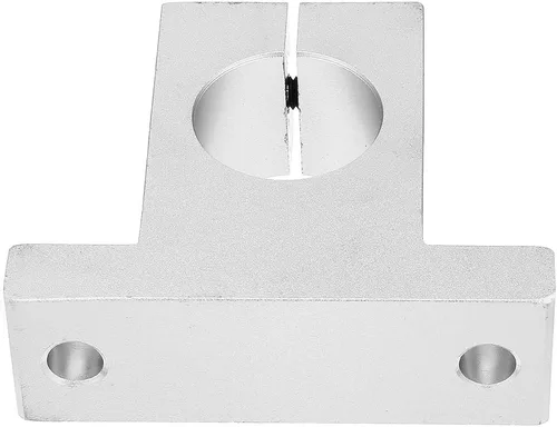 Vista 6 de uxcell Soporte de guía de sujeción lineal de aluminio SK20 para eje de diámetro de 0.787 in