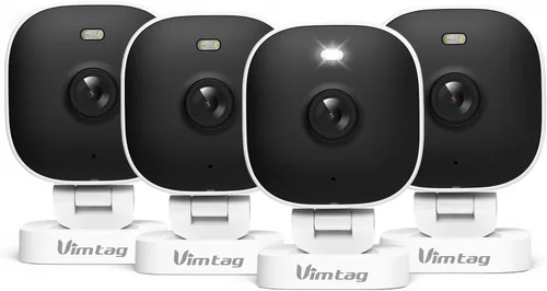 Vista 23 de VIMTAG Cámaras 5G/2.4G 4MP para seguridad del hogar, cámara exterior/interior para perro/gato/mascota/niñera/bebé, con cable, visión nocturna a
