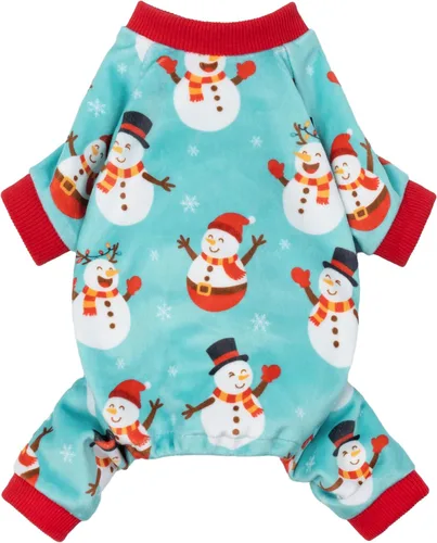 Vista 25 de Fitwarm Acorn & Leaves - Pijama de forro polar para perro, traje de Acción de Gracias para perros pequeños, niños y niñas, ropa festiva