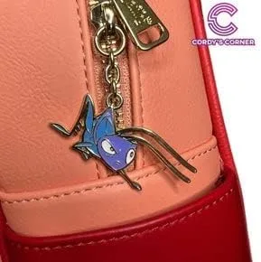 Vista 3 de Loungefly Disney Mulan - Mini mochila con doble correa para vitrales