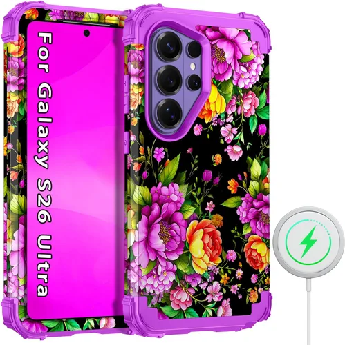 Vista 12 de Hekodonk Funda para Galaxy A17 5G, tres capas de protección resistente a prueba de golpes, plástico duro+silicona suave, funda protectora de cuerpo
