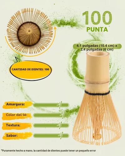 Vista 3 de Matcha Whisk Set with 2-pack Bamboo Matcha Whisk Bambú