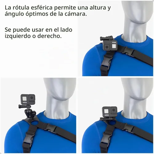 Vista 3 de STUNTMAN 360 - Soporte de hombro para GoPro y otras cámaras de acción