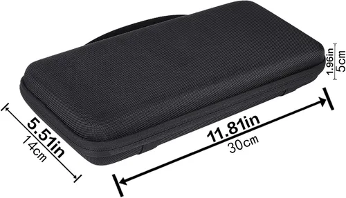 Vista 5 de co2CREA Estuche rígido de viaje para teclado Razer Huntsman Mini Gaming