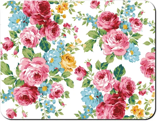 Vista 27 de Tapete de secado de platos para encimera de cocina, 20 x 12 pulgadas, lavable, almohadilla de secado rápido de platos, parte trasera de goma Flores