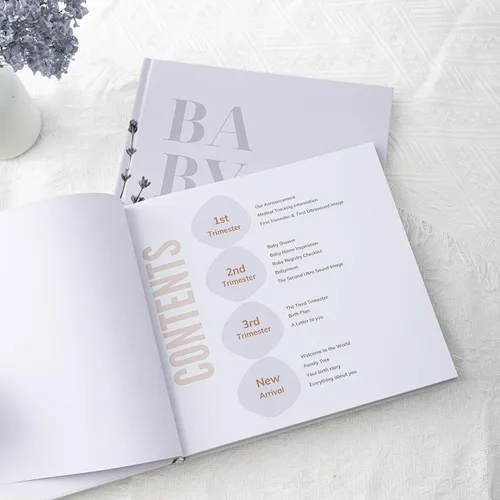 Vista 6 de Diario de embarazo semana a semana: libro de recuerdos para futuras mamás, captura todos los hitos durante el embarazo hasta el primer año del bebé