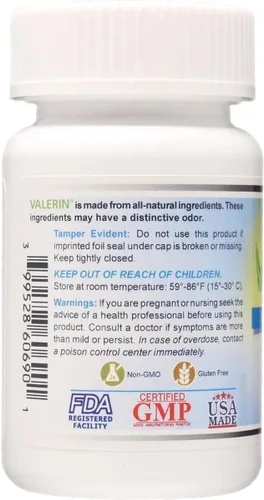 Vista 2 de Relajante natural de valeriana para alivio de tensión, alivio del estrés, calambres en las piernas y otros calambres musculares, magnesio, flor