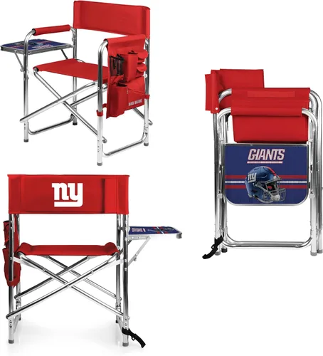 Vista 46 de Picnic TIME NFL Unisex-Adult NFL Sports Chair with Side Table, Beach Chair, Camp Chair for Adults
