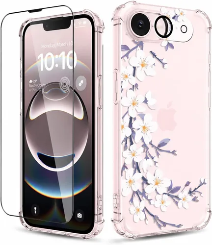 Vista 62 de Funda para iPhone 13 y iPhone 14 (6.1 pulgadas), funda protectora delgada de poliuretano termoplástico suave a prueba de golpes, bonito