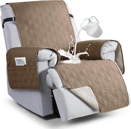 Vista 25 de VANSOFY Fundas 100% impermeables para sillas reclinables, funda antideslizante para silla reclinable para perros, protector de muebles, funda