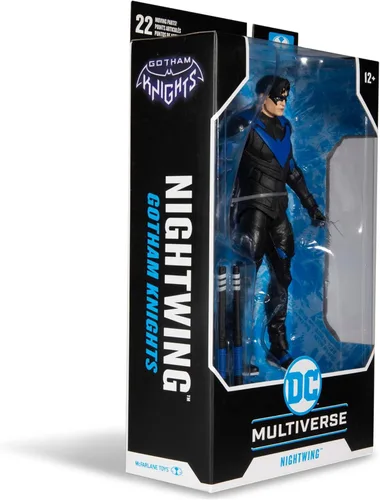 Vista 8 de McFarlane Toys - DC Multiverse Nightwing (Gotham Knights) Figura de acción de 7 pulgadas con accesorios