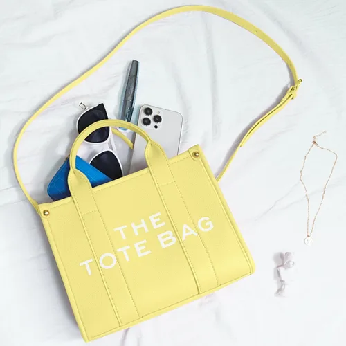 Vista 5 de NPBAG The Tote Bag para mujer, bolso de piel sintética con cremallera, bolso de hombro cruzado para viajes, escuela, trabajo, bolso de moda con asa