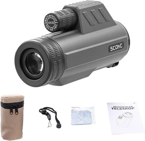 Vista 11 de Telescopio monocular 8x32, compacto impermeable a prueba de niebla para Color del desierto