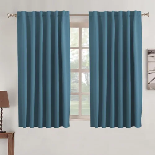 Vista 91 de Turquoize Cortinas Opacas con Aislamiento Térmico Paneles de Tratamiento de Ventanas con Bolsillo para Barra Paneles de Ventana para Ventanas