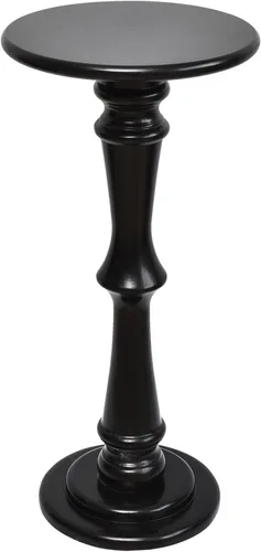 Vista 3 de SwallowLiving Mesa de bebida de madera maciza para espacios pequeños, mesa