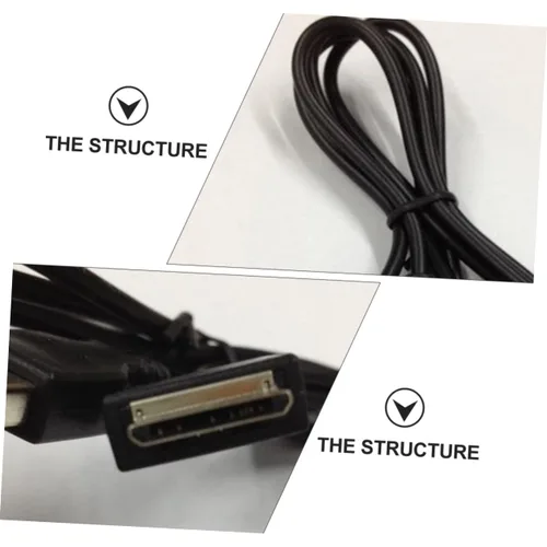 Vista 9 de Mikikit Cable de datos USB Cable adaptador de audio Cable de carga de sincronización de datos USB a Cable estéreo Jack Cable Reproductor Mp3 USB b