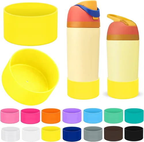 Vista 15 de 2 botas protectoras de silicona compatibles con Owala Kids de 16 onzas y 14 onzas, accesorios para 12 onzas, antideslizantes, resistentes a