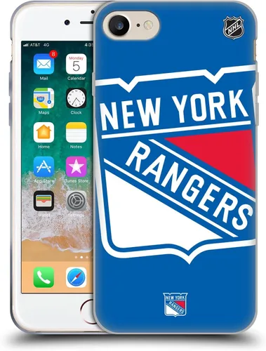Vista 307 de Head Case Designs Funda de gel suave con licencia oficial de la NHL Camouflage New York Rangers compatible con Apple iPhone 7 Plus/iPhone 8 Plus