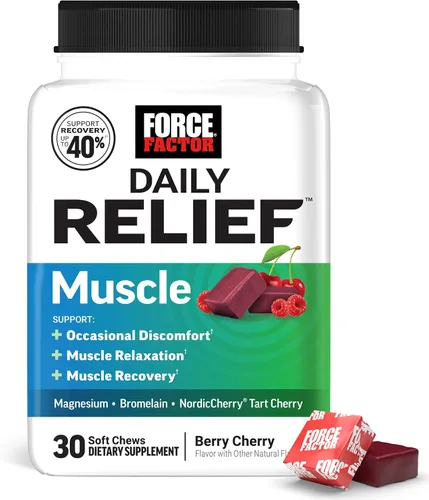 Vista 17 de Suplemento de calostro impresionante Force Factor, bayas y crema, 60 masticables suaves Bovine Colostrum with Biotin, Grass-Fed, Antibiotic-Free