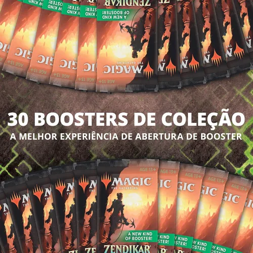 Vista 2 de Magic: The Gathering MTG-ZNR-SBD-EN Zendikar Rising Set (paquete de refuerzo individual)