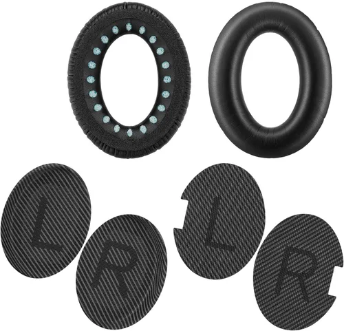 Vista 6 de Almohadillas de repuesto para auriculares Bose QuietComfort 35 QC35 y QC35 Negro