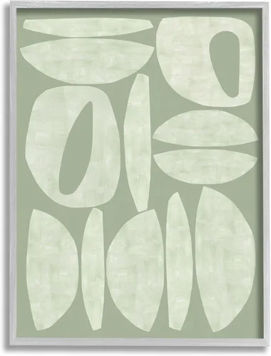 Vista 8 de Stupell Industries Arte Giclée enmarcado con formas contemporáneas verdes de Flora Kouta Stupell Industries · By Flora Kouta · Ready to hang ·