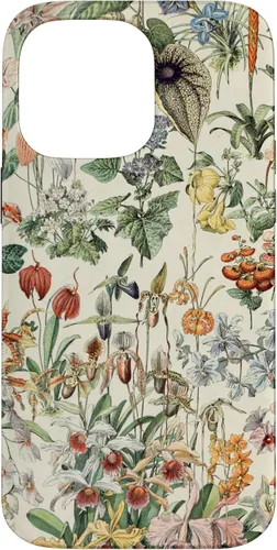 Vista 20 de Cute Flowers Vintage Botanical Flower Illustration Case for iPhone 17