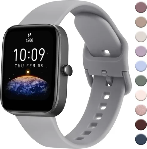 Vista 20 de Banda AK para Amazfit GTS 4 / GTS 4 Mini / GTS 3 / GTS 2 / GTS 2e / GTS 2 mini / GTS / GTR mini, correa deportiva de repuesto suave de 20 mm