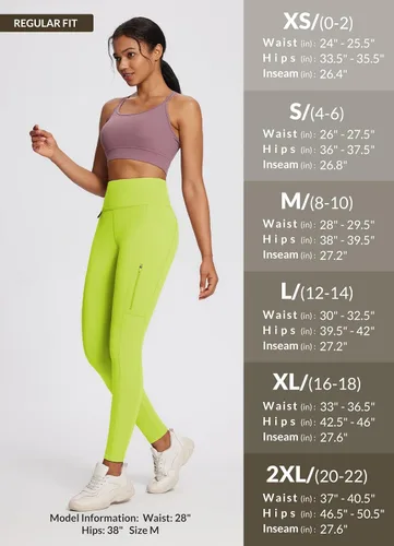 Vista 51 de baleaf Leggings con forro polar para mujer, impermeables, pantalones de senderismo de invierno, mallas térmicas para correr, bolsillos