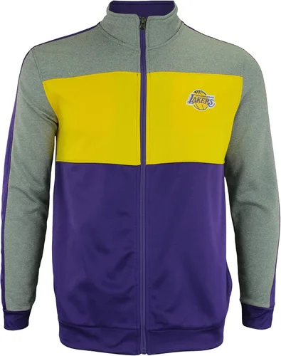 Vista 8 de Outerstuff NBA Youth Boys (8-20) Chaqueta de rayas con cremallera completa Atlanta Hawks