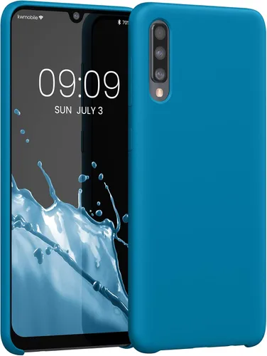 Vista 178 de kwmobile Funda Compatible con Samsung Galaxy A14 5G - Funda de teléfono de TPU y silicona con acabado suave - Verde Lima