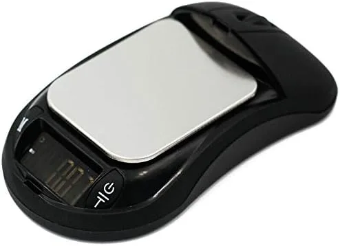 Vista 5 de Báscula digital portátil de bolsillo, báscula digital multifunción para cocina, báscula de alimentos para hornear joyas, peso (0.00 oz-3.53 oz)