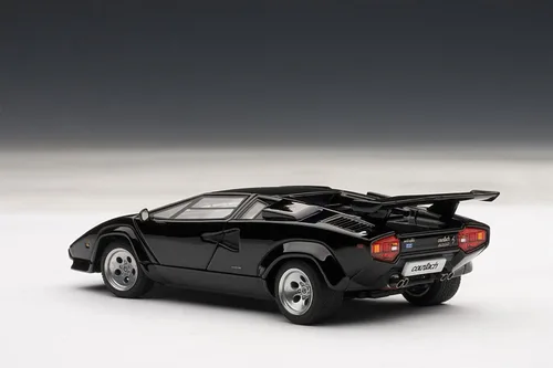 Vista 3 de Lamborghini Countach 5000S (Negro) (Modelo fundido a presión)
