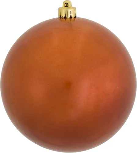 Vista 6 de Vickerman Adorno de bola de caramelo de oro antiguo de 4 pulgadas, 6 por bolsa
