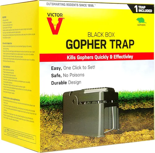 Vista 2 de Victor 0626 Black Box Gopher Trap - Trampas para Gopher - Trampa para Gopher