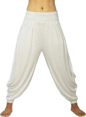 Vista 34 de Lovely Creations Pantalones holgados con cintura elástica y harem Aladdin para mujer