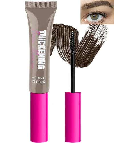 Vista 17 de Kit de gel de cejas teñido impermeable, gel de rímel de cejas engrosante y pegamento de cejas de ajuste transparente, crema de cejas de relleno