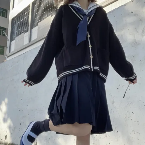 Vista 2 de Cárdigan japonés de anime para mujer, suéter lindo de gran tamaño, S-2XL