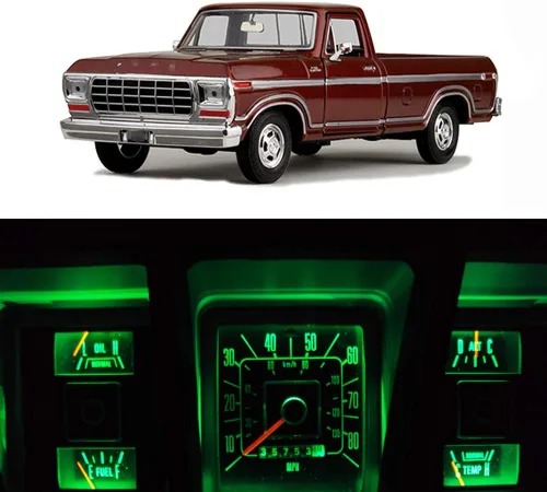 Vista 15 de WLJH - Focos LED superbrillantes azules para panel de instrumentos, velocímetro, tacómetro, lámpara indicadora, kit completo de luces LED