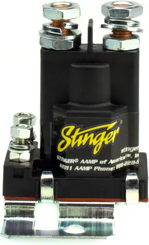 Vista 4 de Stinger Aislador y relé de batería SGP38 80-AMP, NEGRO