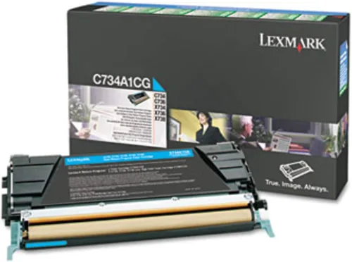 Vista 2 de Lexmark U44839 Cartucho de tóner - Cian